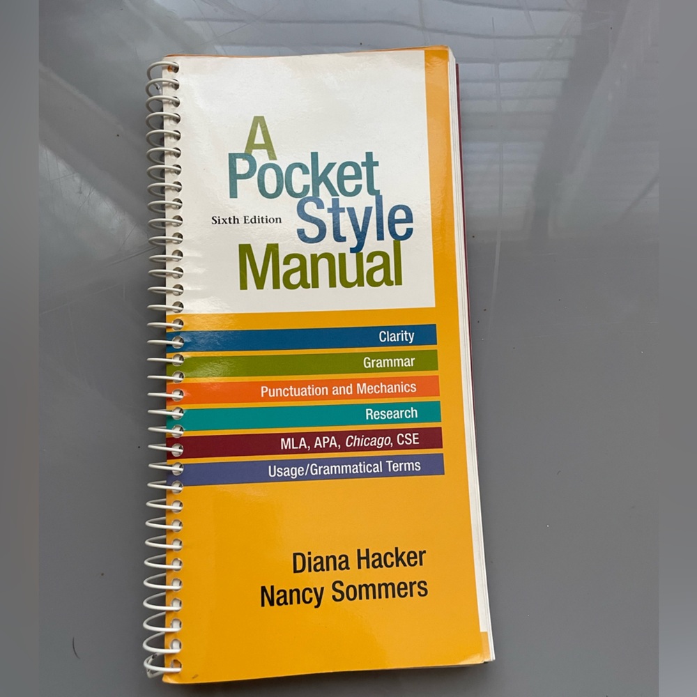 A Pocket Style Manual Sixth Edition